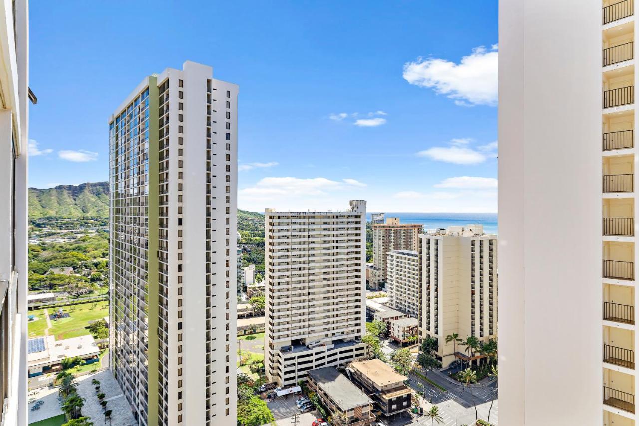 1Br With Great Ocean Views, 1 Block To Waikiki Beach Гонолулу Экстерьер фото
